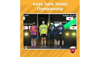 Arab Table Tennis Tournament Concludes